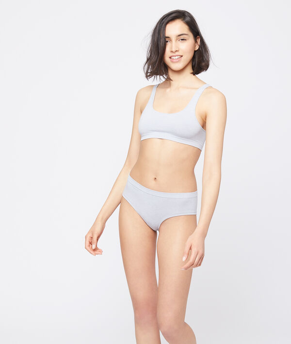 Shorty uni gris.