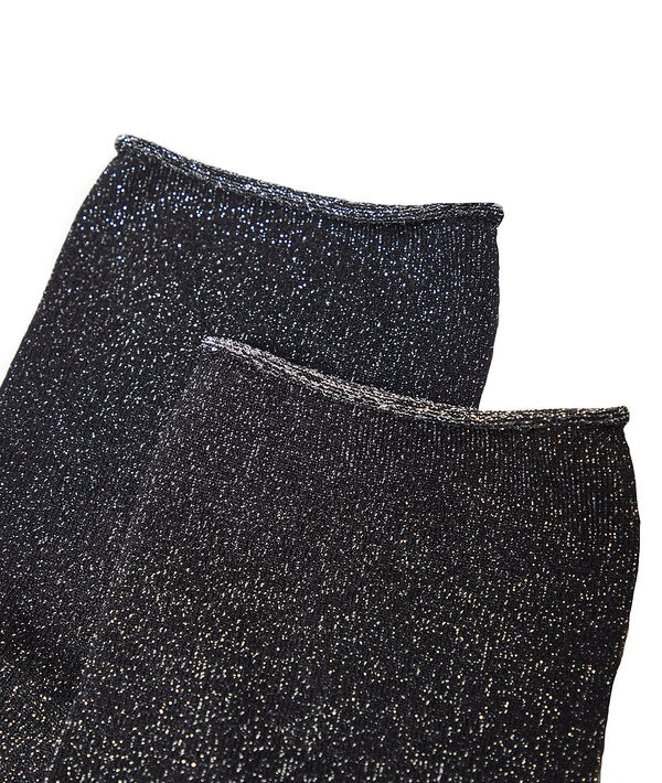 Chaussettes courtes à fils métallisés Chaussettes courtes à fils métallisés;${refinementColor}