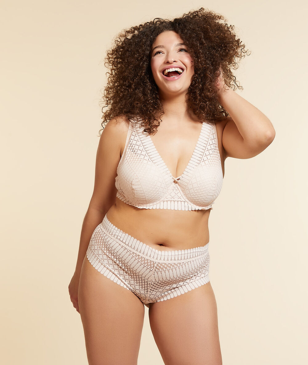 Soutien-gorge n°6 - triangle naturel blush.