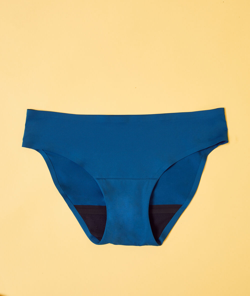 Culotte de règles smoon bleu.