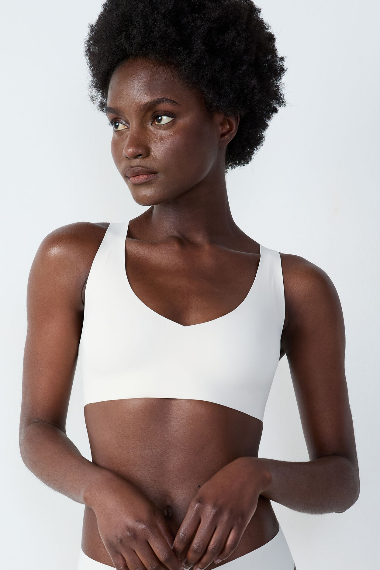 Brassière en microfibre - Purefit Wecare - S - Ecru - Femme - Etam