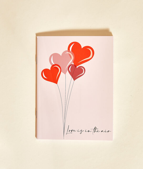 Carnet de note "Love is in the air" Carnet de note "Love is in the air";${refinementColor}
