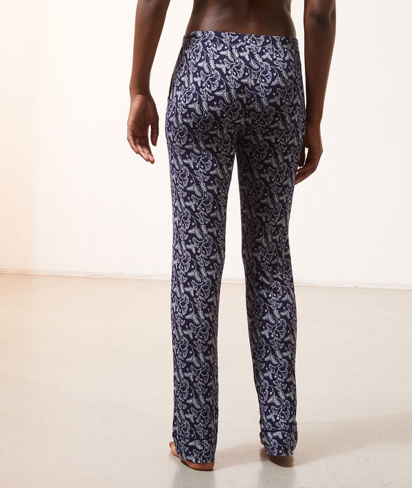 Pantalon satiné imprimé Pantalon satiné imprimé;${refinementColor}