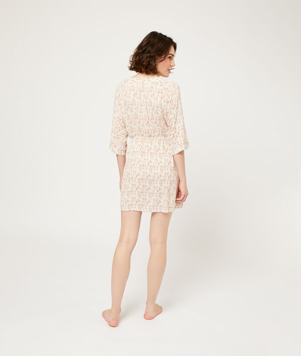 Chemise de nuit à pompons Chemise de nuit à pompons;${refinementColor}