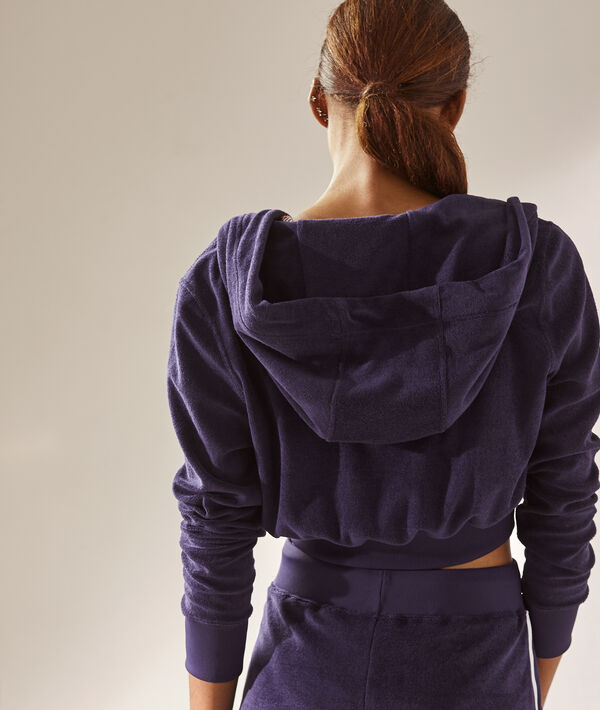Sweat-shirt crop-top Sweat-shirt crop-top;${refinementColor}