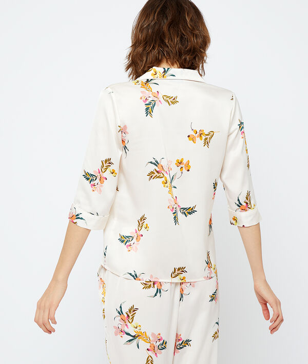 Chemise de pyjama satinée Chemise de pyjama satinée;${refinementColor}