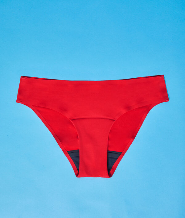 Culotte de règles smoon rouge.