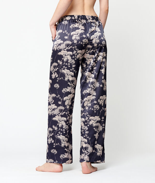 Pantalon taille haute satiné Pantalon taille haute satiné;${refinementColor}