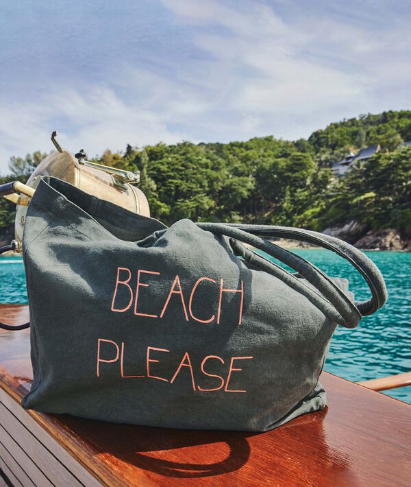 Cabas de plage "Beach Please" Cabas de plage "Beach Please";${refinementColor}