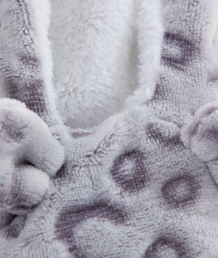 Chaussettes animaux gris.
