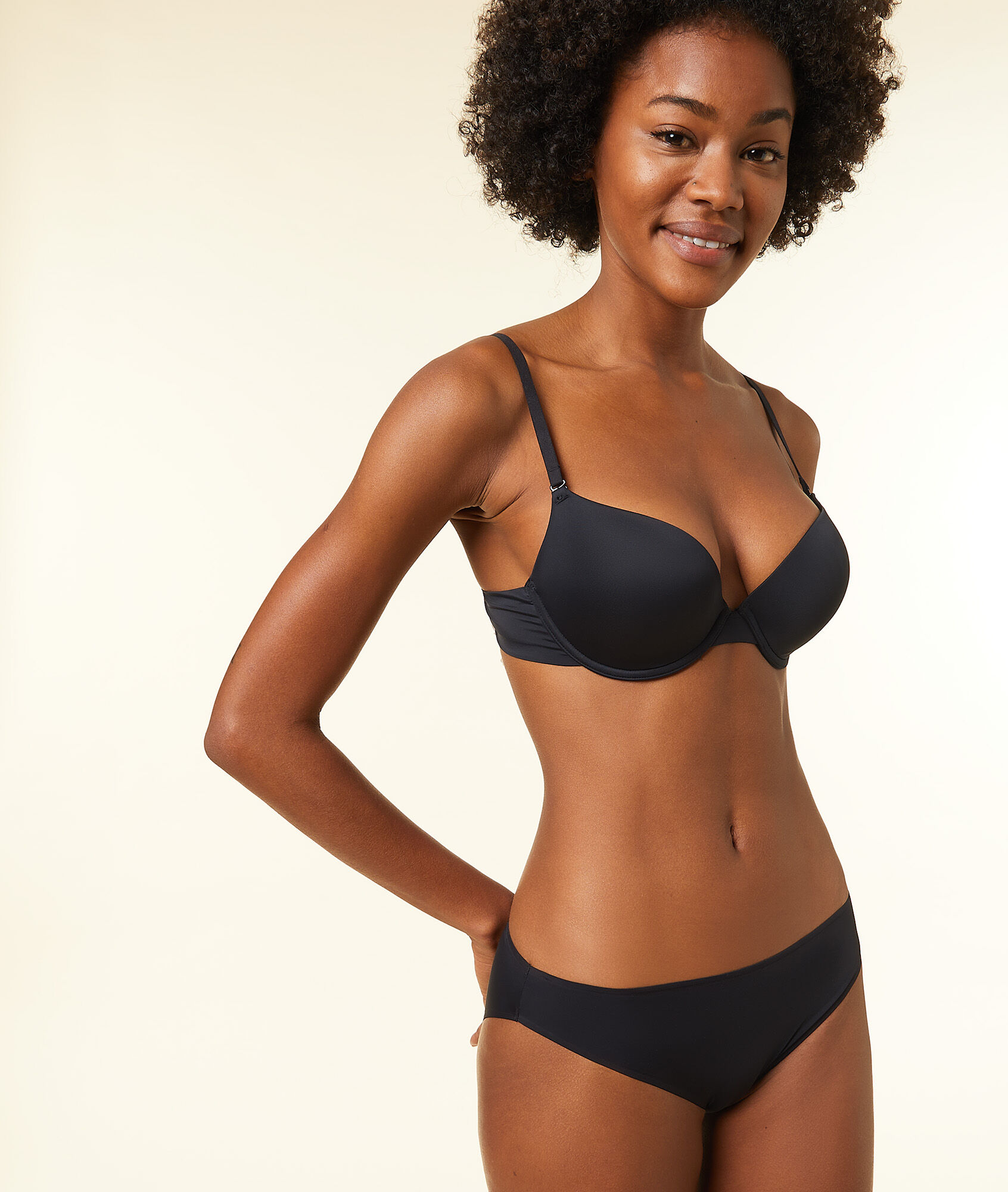 Soutien-gorge n°1 - push up - Pure Fit® - 85A - Noir - Femme - Etam