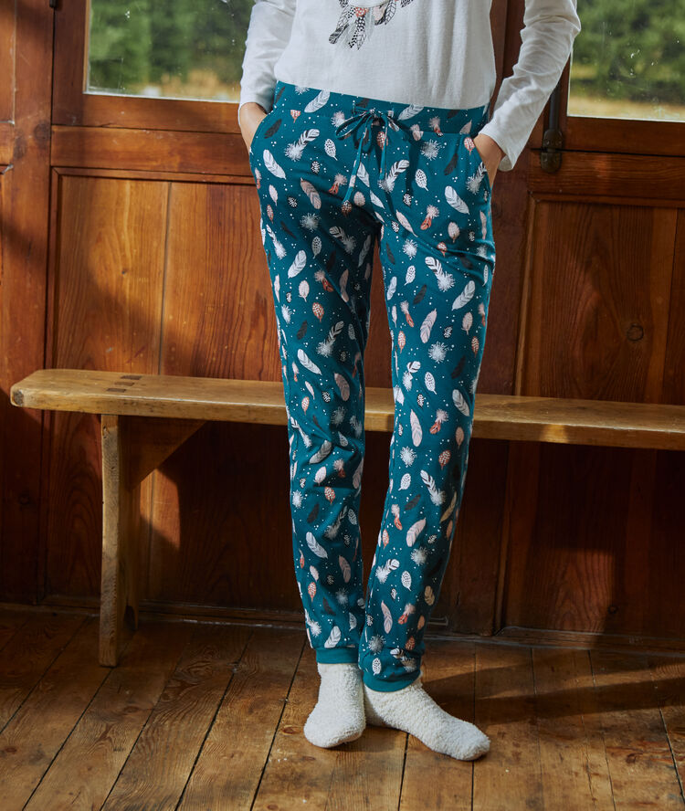 Pyjama 3 pièces bleu.