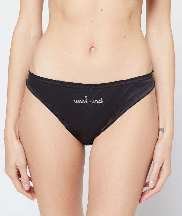 Culotte satinée "Week-end" Culotte satinée "Week-end"