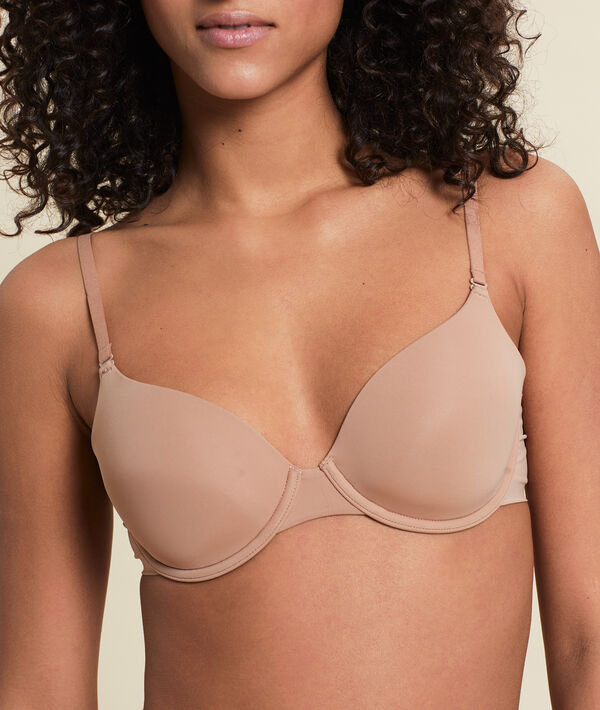 Soutien-gorge n°5 - coques fines microfibre dune.