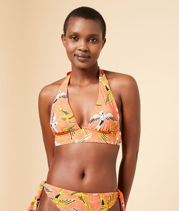 Haut de maillot de bain triangle, pads amovibles Haut de maillot de bain triangle, pads amovibles;${refinementColor}