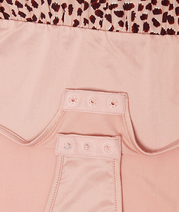 Body imprimé rose.