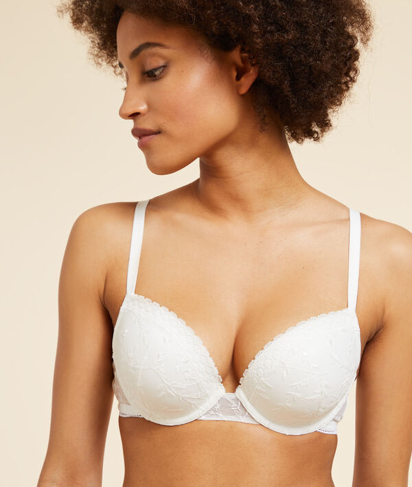 Soutien-gorge N°5 - Ampliforme arrondi en tulle brodé Soutien-gorge N°5 - Ampliforme arrondi en tulle brodé;${refinementColor}