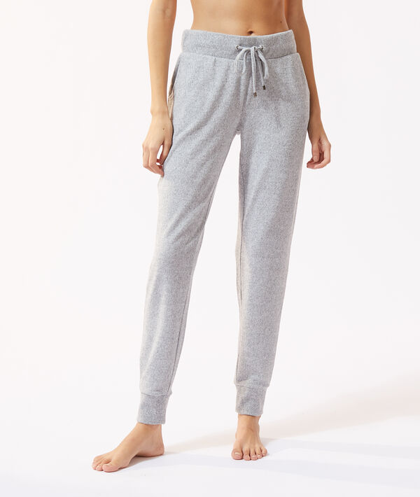 Pantalon loungewear à lacet Pantalon loungewear à lacet;${refinementColor}