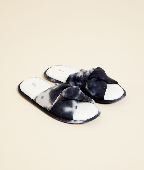Chaussons tongs effet tie and dye Chaussons tongs effet tie and dye;${refinementColor}