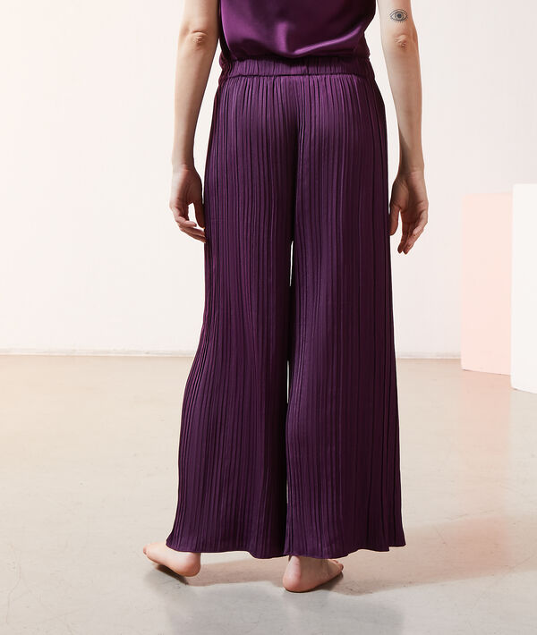 Pantalon plissé satiné Pantalon plissé satiné;${refinementColor}