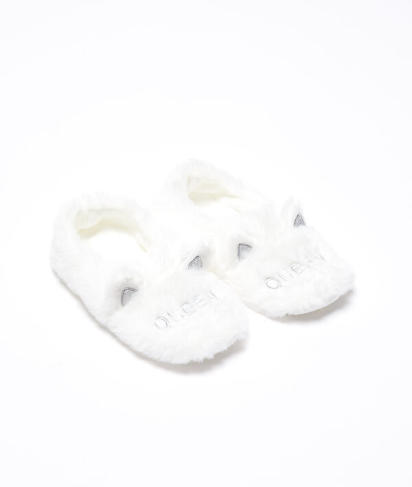 Chaussons fausse fourrure oreilles de chat "Green Queen" Chaussons fausse fourrure oreilles de chat "Green Queen"