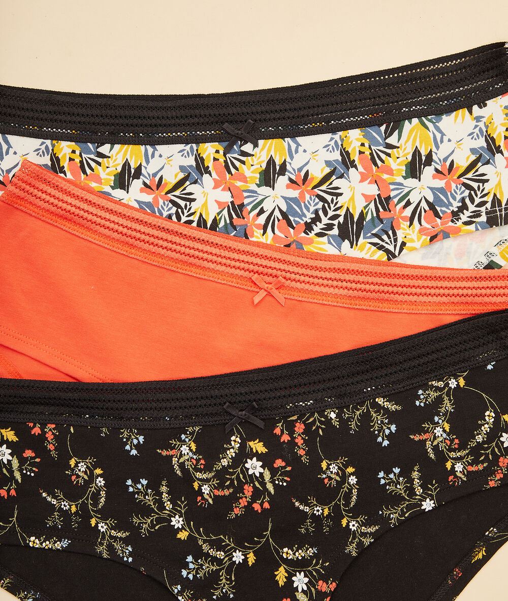 Lot de 3 shortys multicolore.