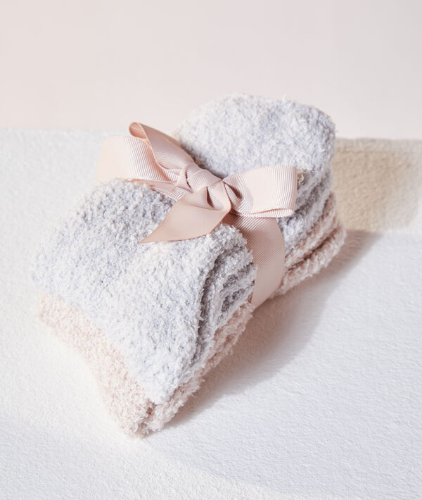 Lot de 2 paires de chaussettes douillettes Lot de 2 paires de chaussettes douillettes;${refinementColor}