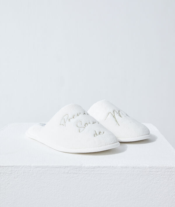 Chaussons mules "prendre soin de moi" Chaussons mules "prendre soin de moi";${refinementColor}