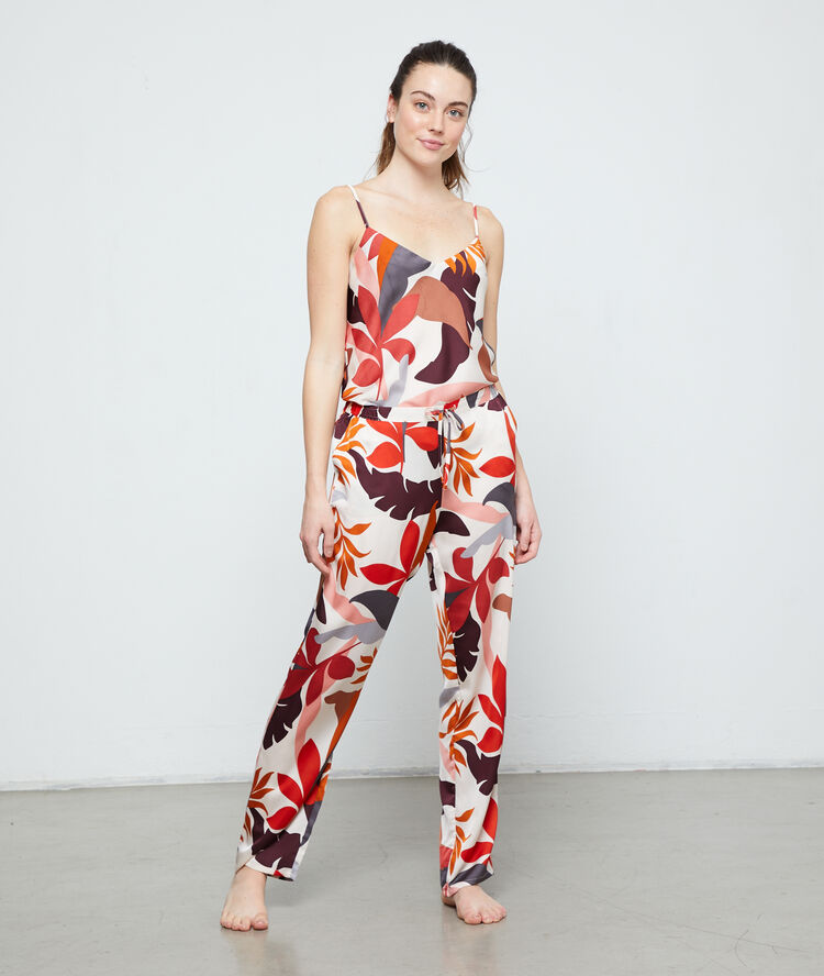 Pantalon de pyjama multicolore.