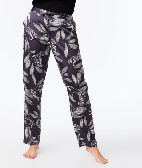 Pantalon large imprimé floral Pantalon large imprimé floral