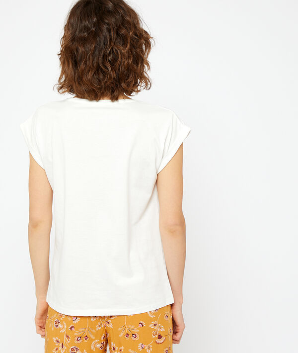 T-shirt imprimé en coton T-shirt imprimé en coton;${refinementColor}