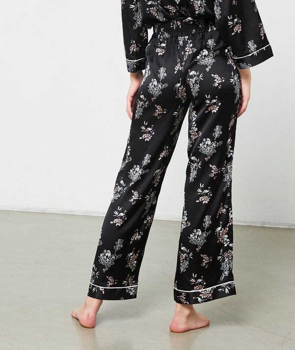 Pantalon satiné imprimé Pantalon satiné imprimé
