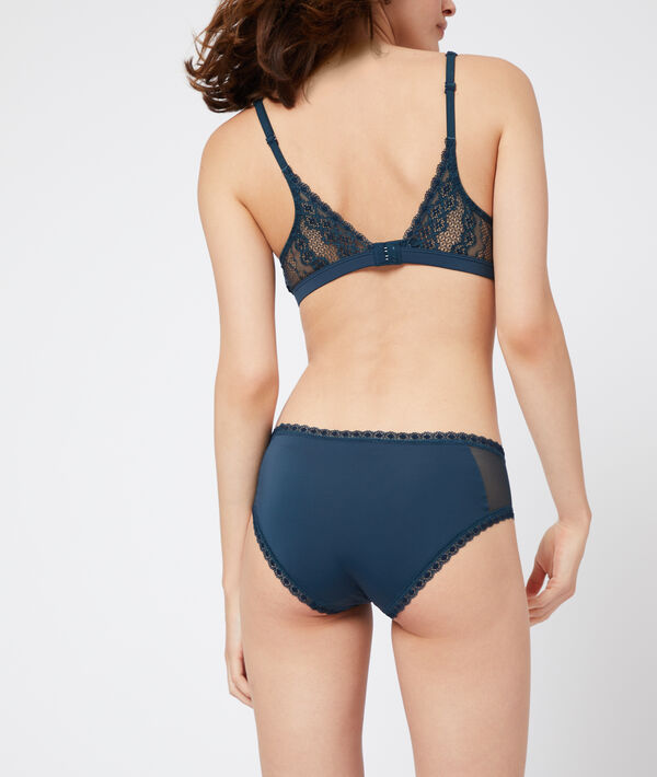 Shorty dentelle et microfibre Shorty dentelle et microfibre