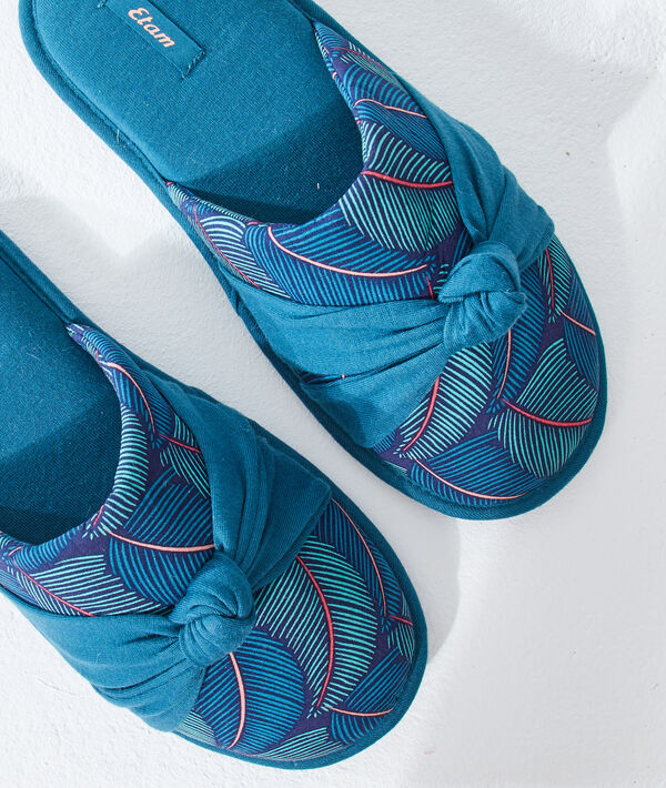 Chaussons mules nouées Chaussons mules nouées;${refinementColor}