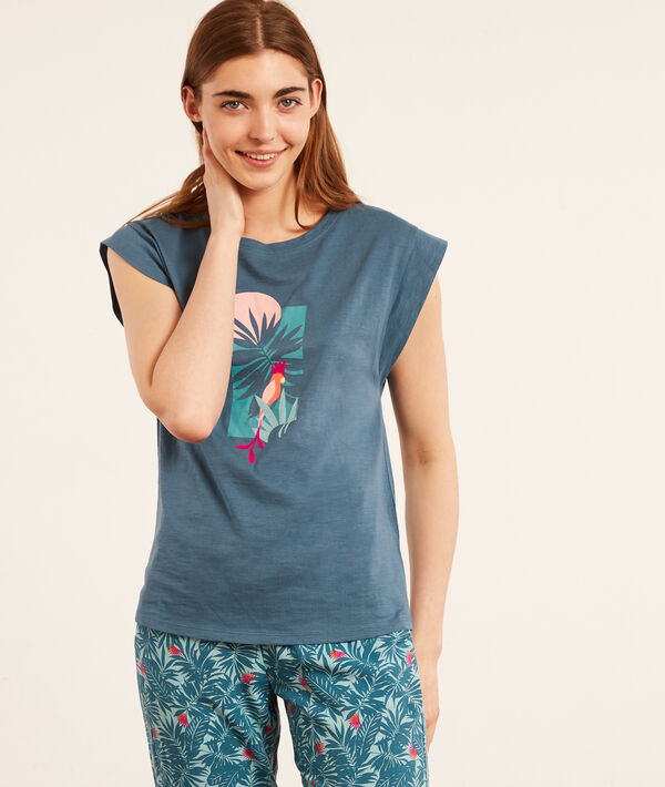 Top manches courtes imprimé Top manches courtes imprimé;${refinementColor}