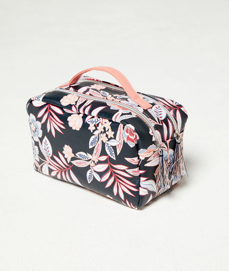 Trousse fleurie marine.