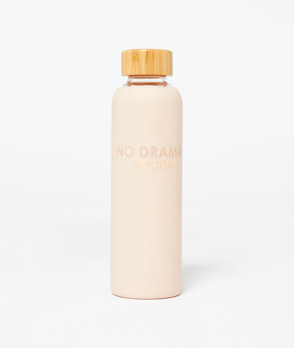 Gourde "no drama in yoga" rose.