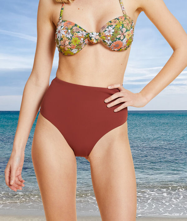 Culotte taille haute sculptante maillot de bain Culotte taille haute sculptante maillot de bain;${refinementColor}