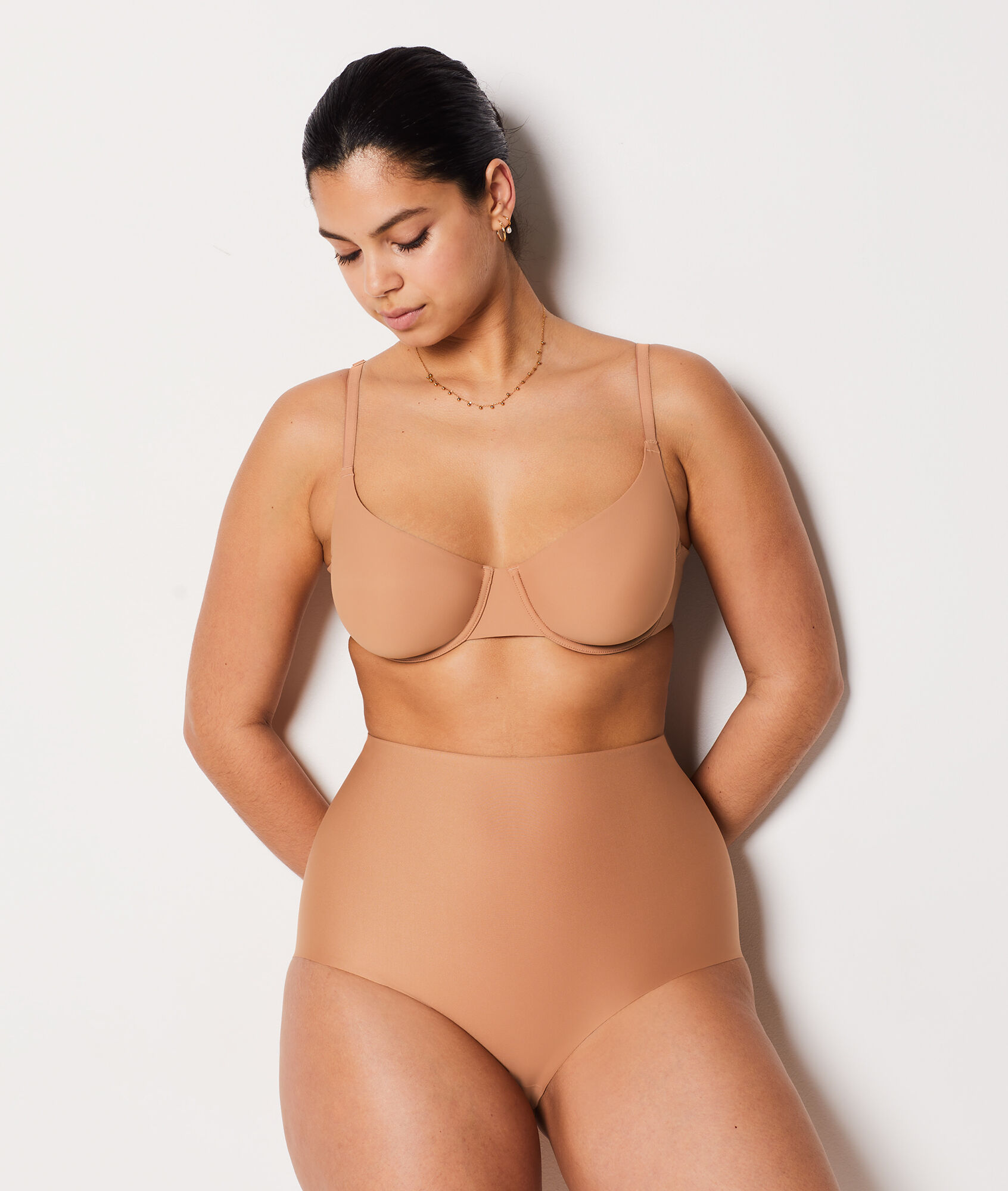 Culotte taille haute - maintien fort - Control By Etam - S - Beige - Femme - Etam