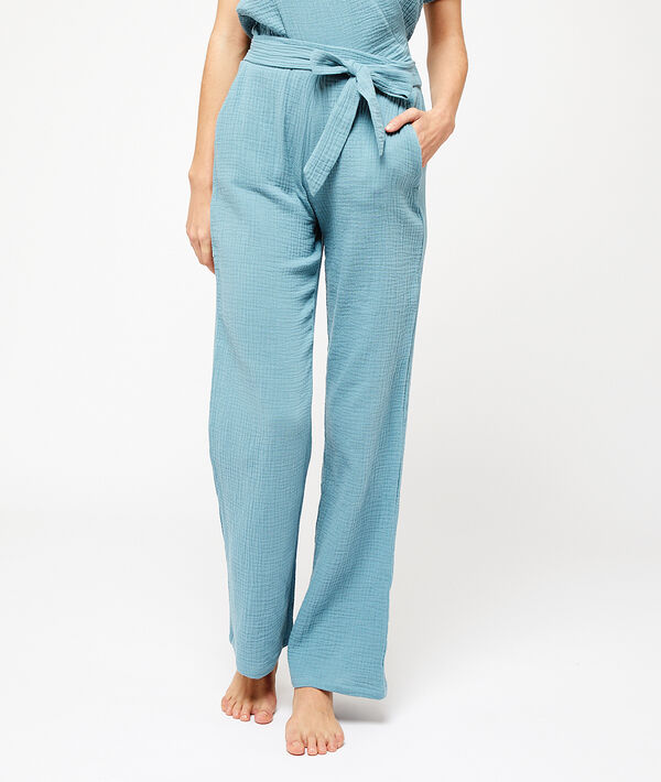 Pantalon fluide évasé Pantalon fluide évasé;${refinementColor}