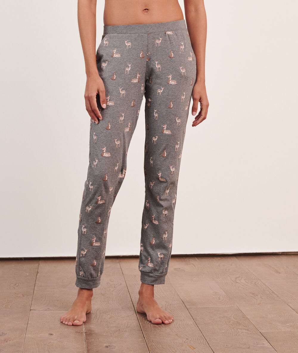 Pyjama 3 pièces, veste polaire anthracite.