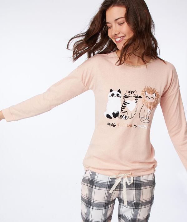 T-shirt noué "Being normal is boring" T-shirt noué "Being normal is boring"