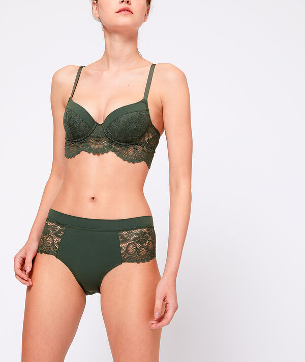 Shorty en dentelle florale Shorty en dentelle florale
