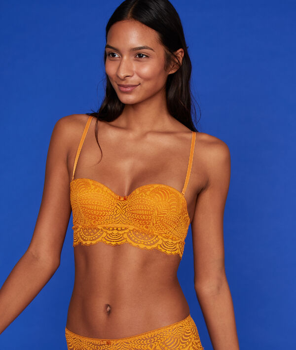 Bandeau à coques fines, bretelles amovibles Bandeau à coques fines, bretelles amovibles