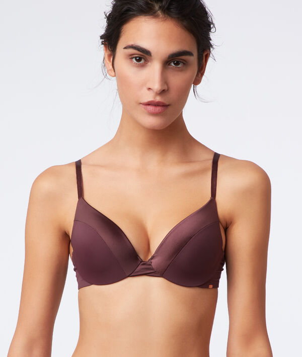 Soutien-gorge N°2 - Push-up plongeant en microfibre Soutien-gorge N°2 - Push-up plongeant en microfibre