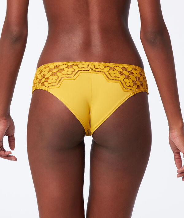 Cheeky dentelle et microfibre Cheeky dentelle et microfibre