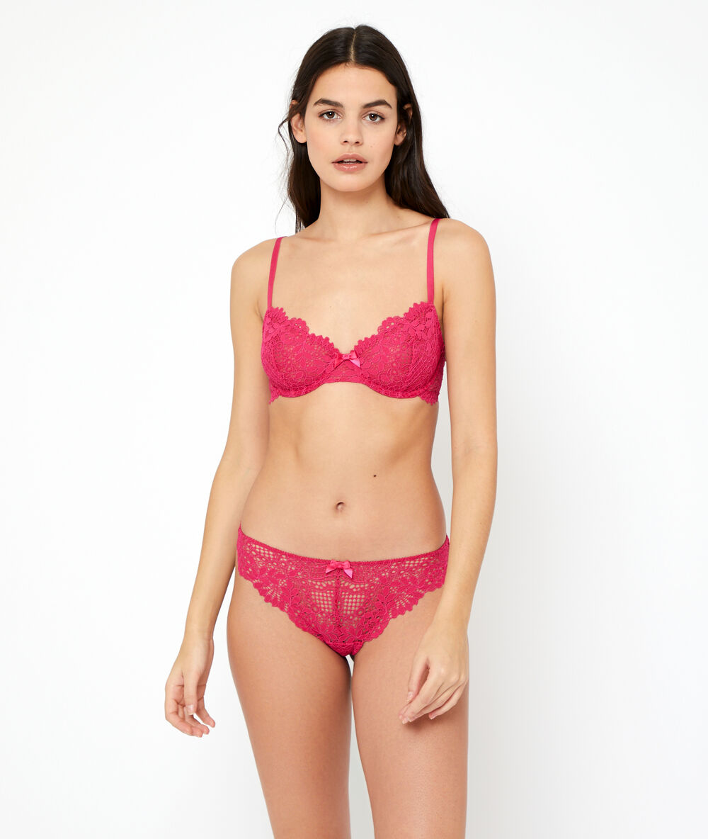 Soutien-gorge corbeille orchidee.