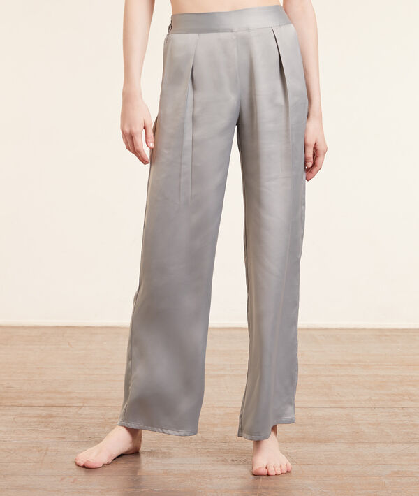 Pantalon de pyjama satiné Pantalon de pyjama satiné;${refinementColor}