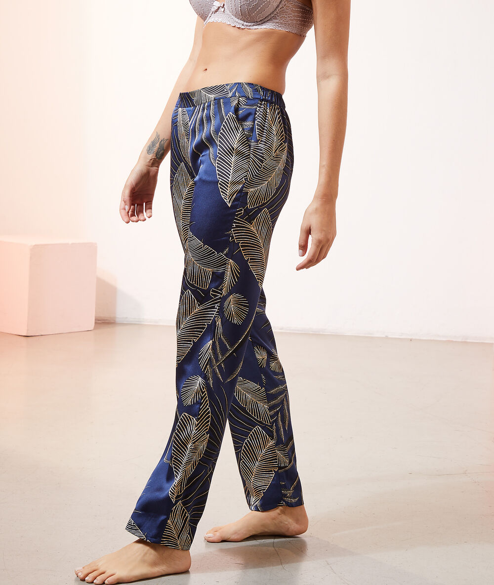 Pantalon de pyjama imprimé marine.
