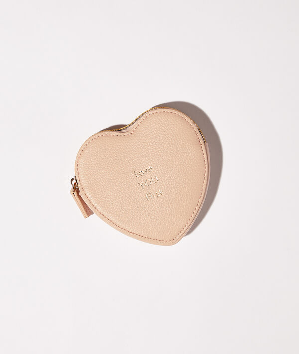Petit porte-monnaie cœur "Love you first" Petit porte-monnaie cœur "Love you first";${refinementColor}